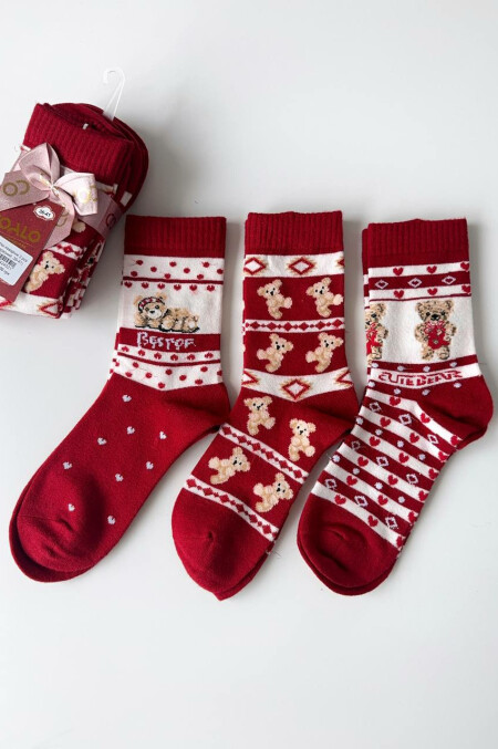 Шкарпетки новорічні 3 pcs 6360/3