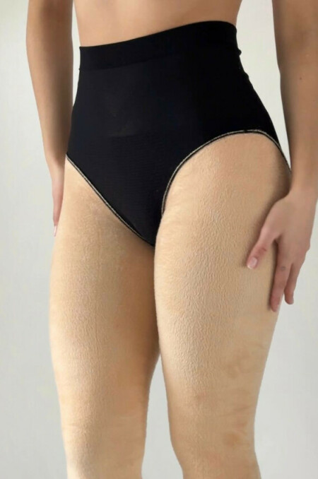 Колготи утяжка з імітацією хутро 6868-2