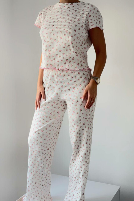 Піжама бавовняна зі штанами Lvl
