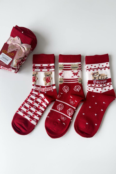 Шкарпетки новорічні 3 pcs 6360/2