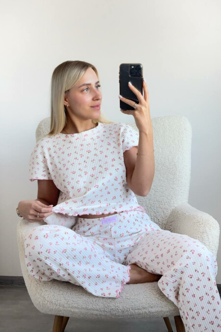 Піжама бавовняна зі штанами Lvl