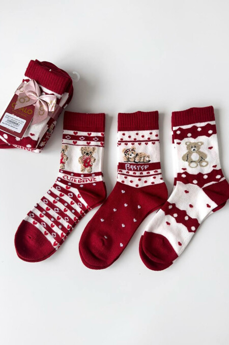 Шкарпетки новорічні 3 pcs 6360/1